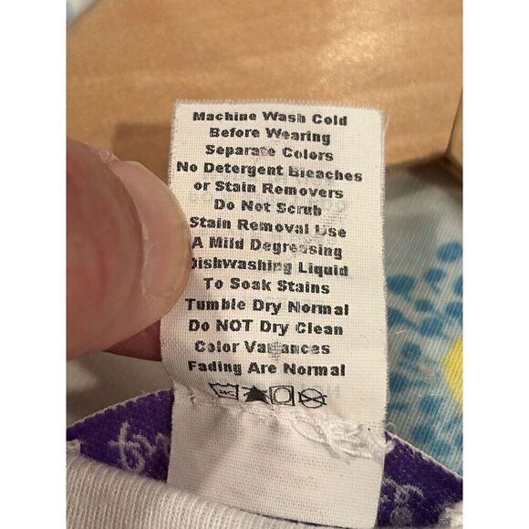 Fresh Produce Floral Top Women XL  100% Cotton V Neck Button Accent #8659 ATAMHN - Picture 4 of 4